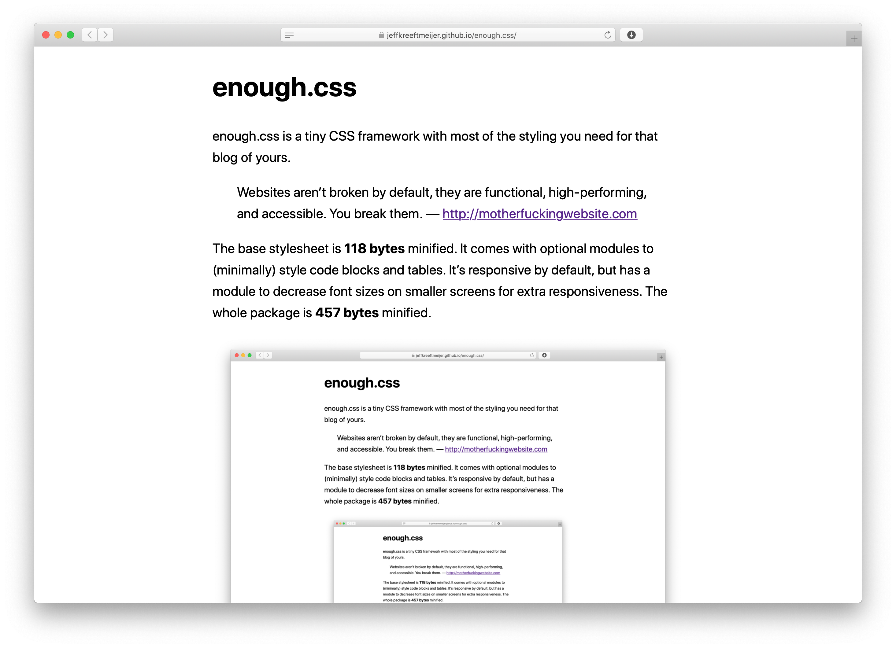 enough.css